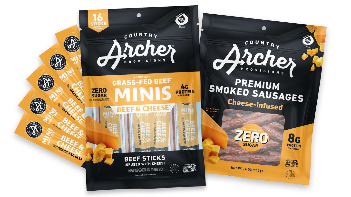 Country Archer Provisions Cheese-Infused Meat Snacks Main Image