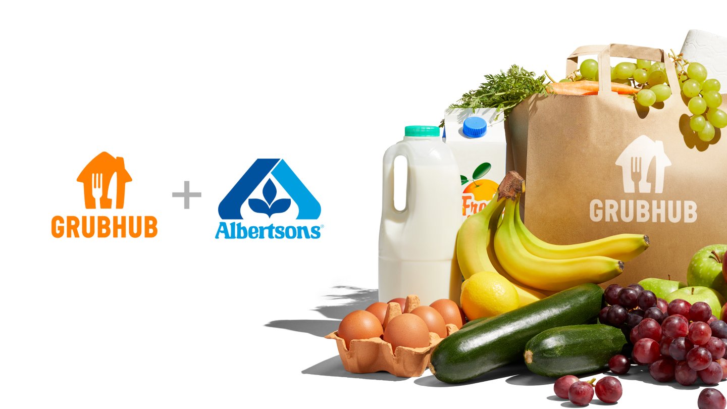 Grubhub and Albertsons Partnership Main Image