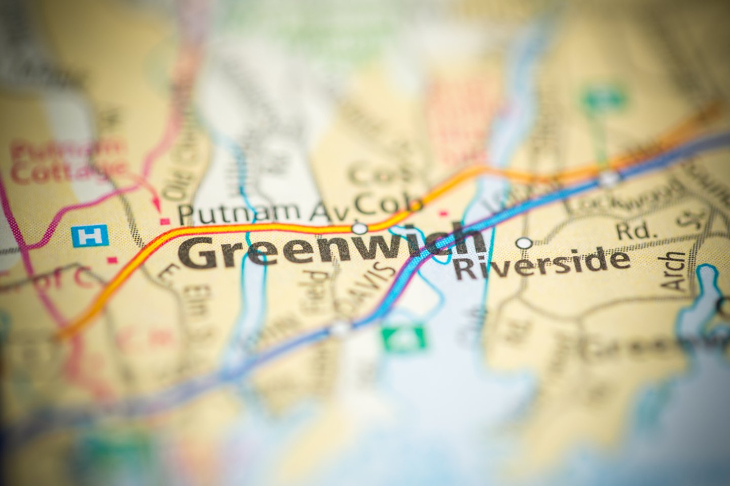 Greenwich CT Map Main Image