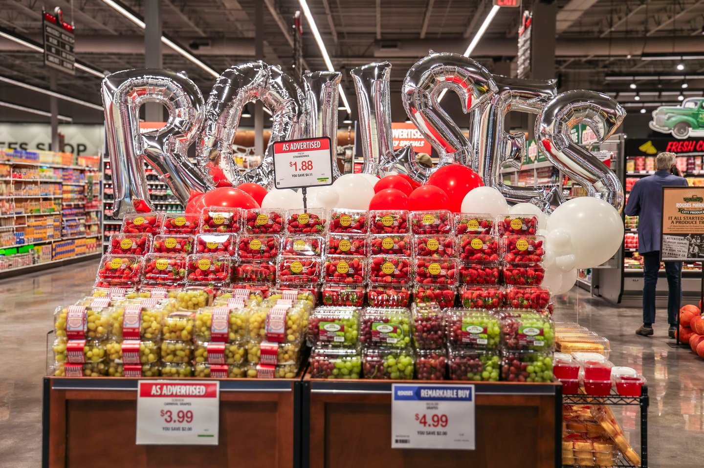 Rouses Markets Biloxi MS Produce Department Carousel