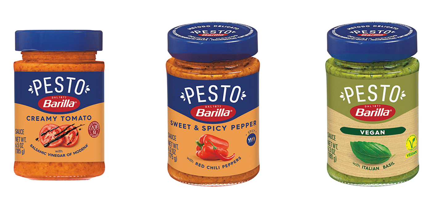 Barilla Latest Pesto Sauces Main Image