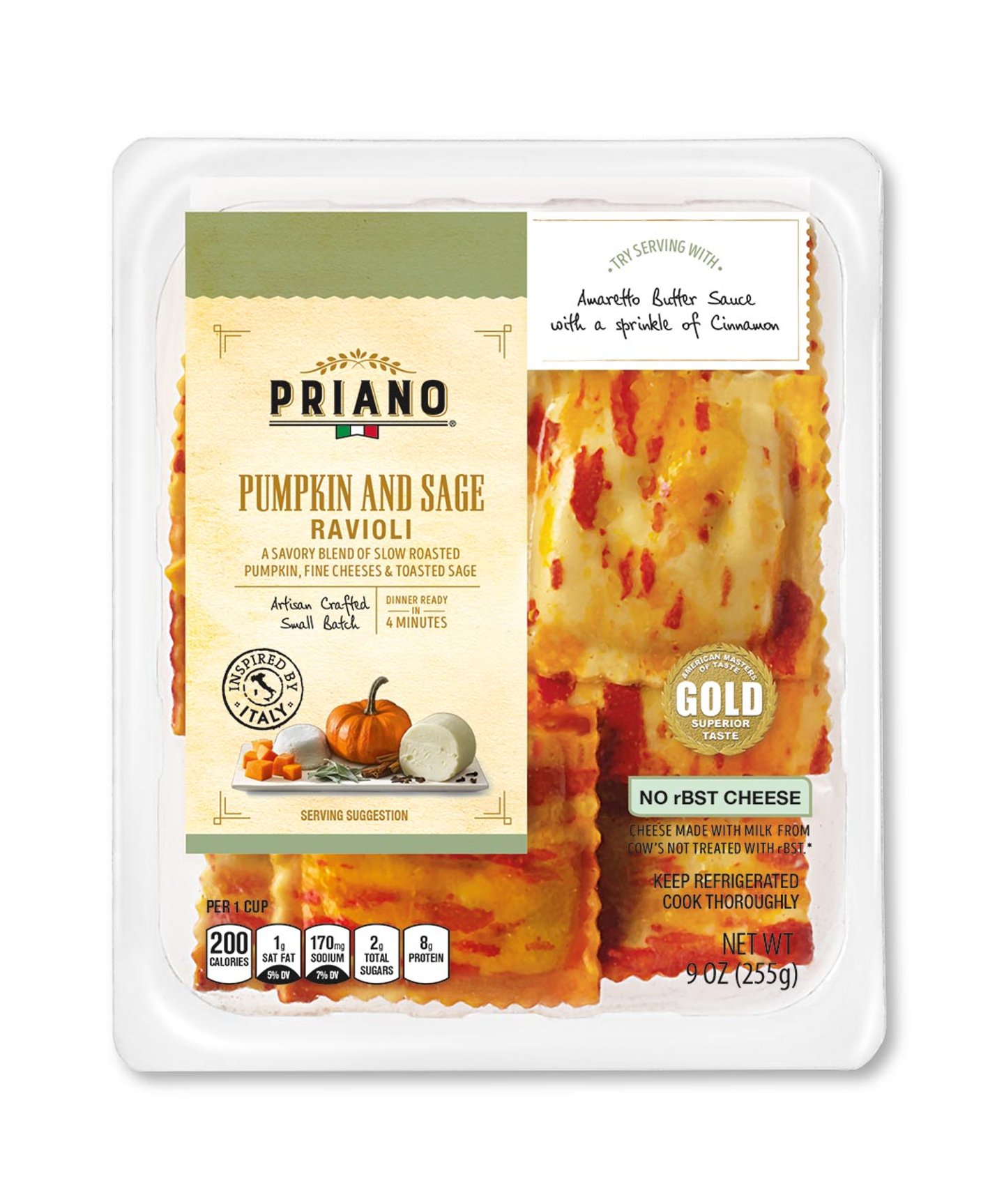 Pumpkin ravioli ALDI