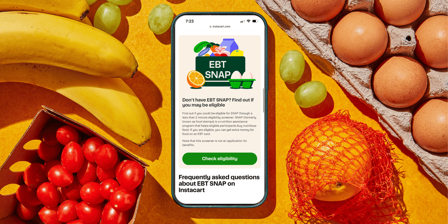 Instacart SNAP Eligibility Tool Main Image