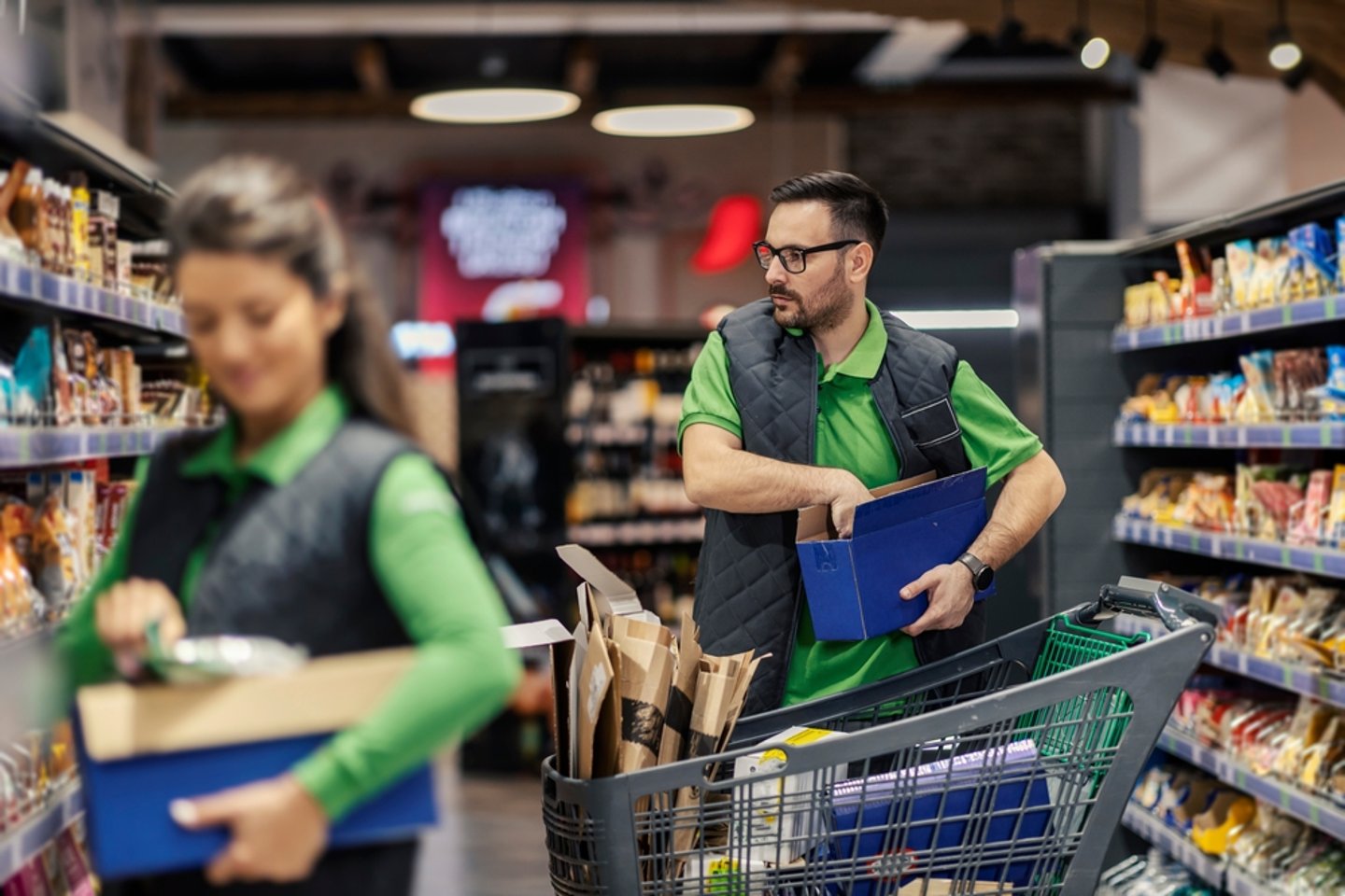 Supermarket Workers Main Image