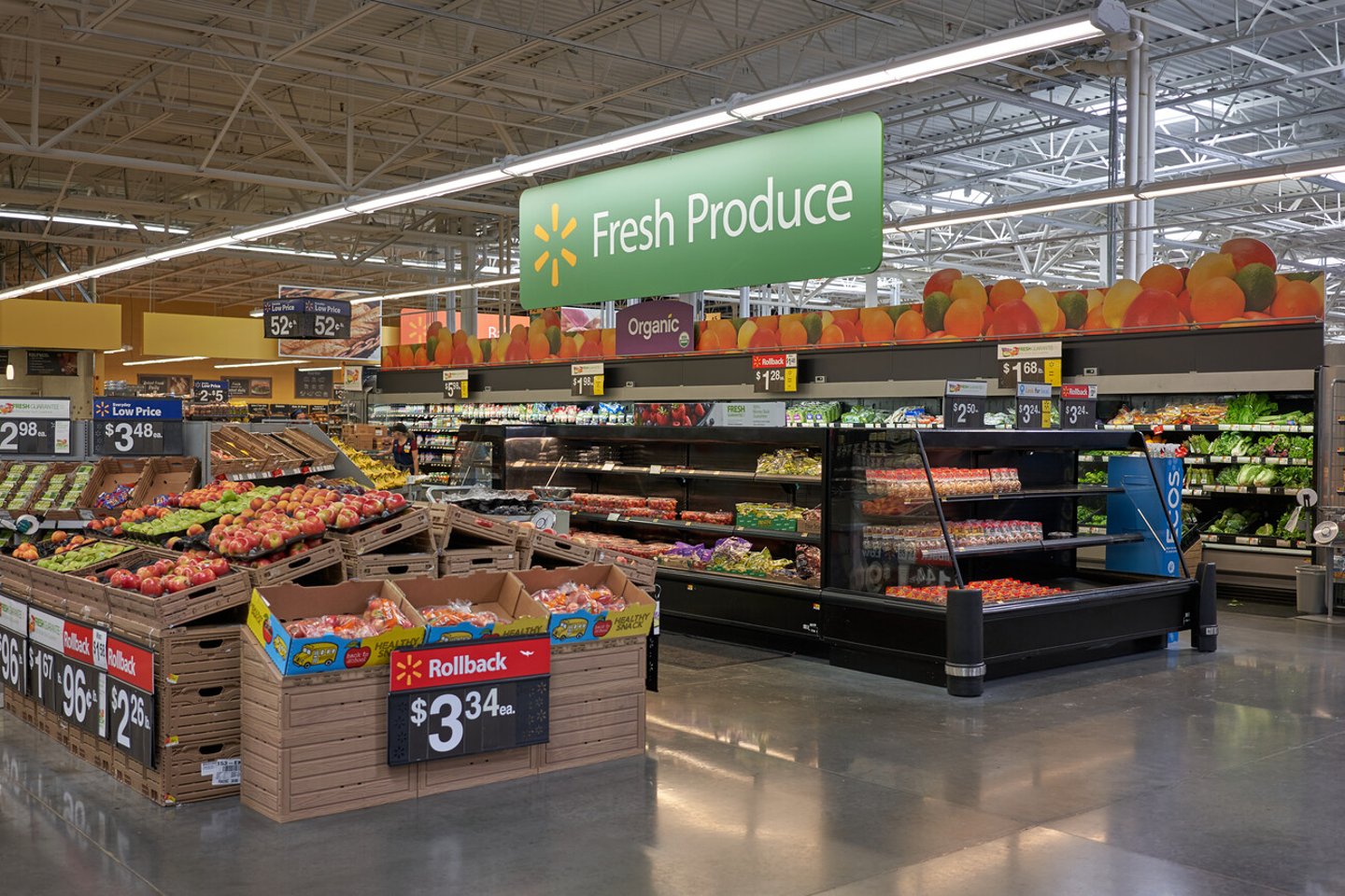 Tigard, Oregon, USA - Sep 16, 2019: The Produce Department in a Walmart Supercenter in Tigard, Oregon.; Shutterstock ID 1507404746