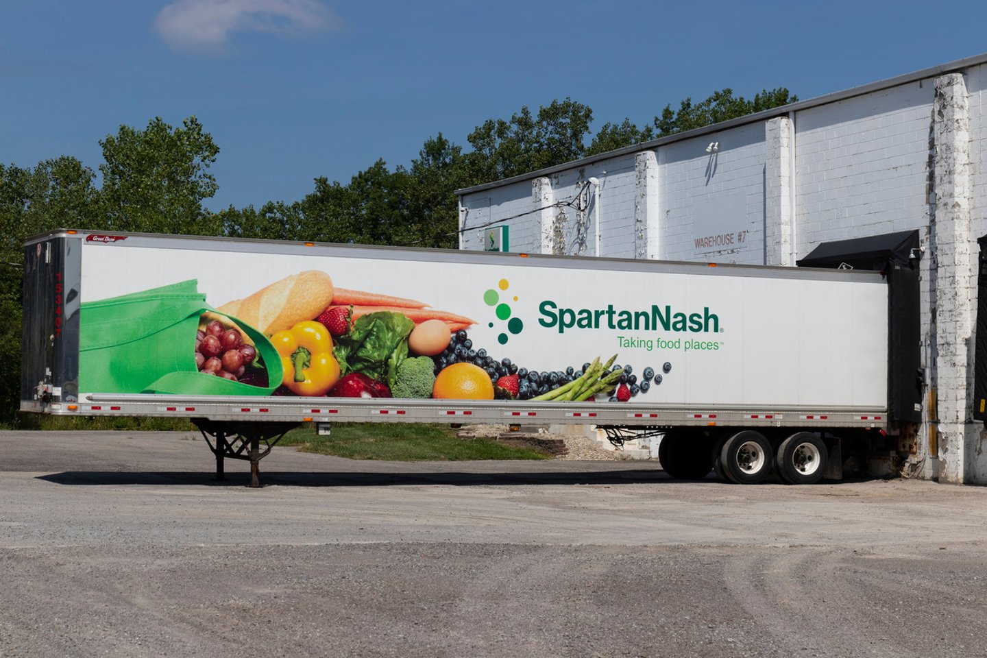 Lima - Circa July 2020: SpartanNash warehouse location. SpartanNash is a wholesale grocery distributor and serves military commissaries and exchanges.; Shutterstock ID 1784613845