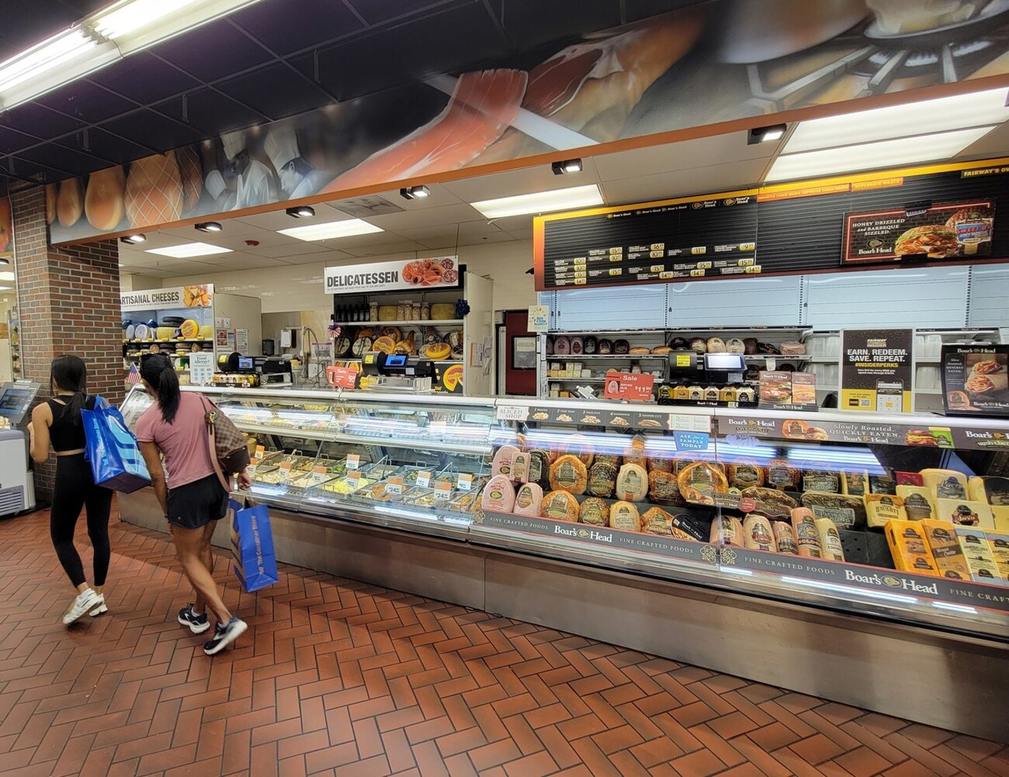 New York, NY, USA - July 11, 2024: Boar's Head products at Deli in Fairway supermarket in New York.; Shutterstock ID 2490018041