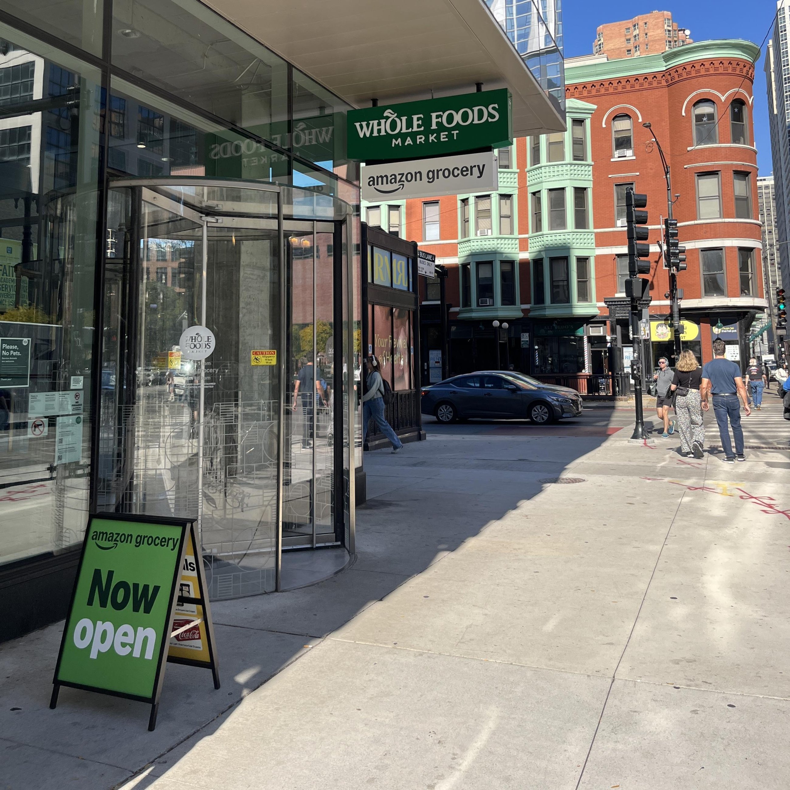 Amazon Grocery storefront Chicago