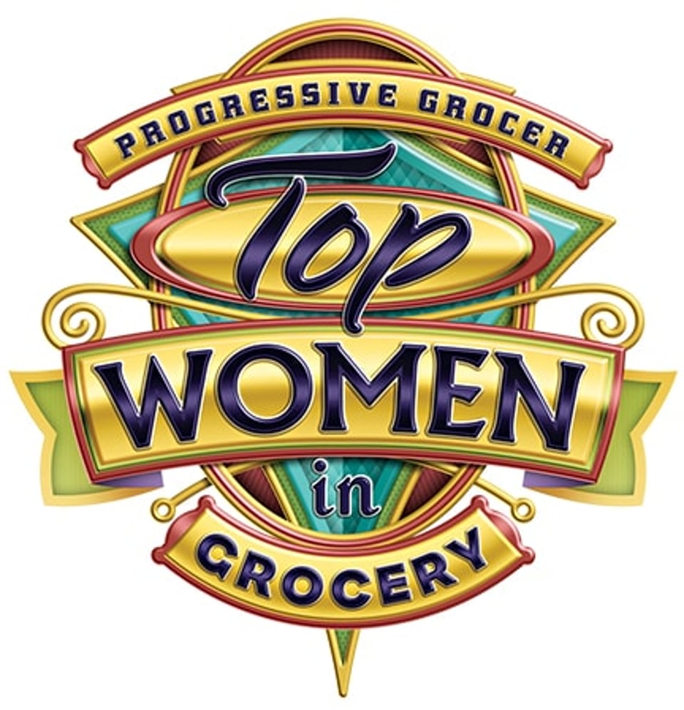 Top women in grocery logo