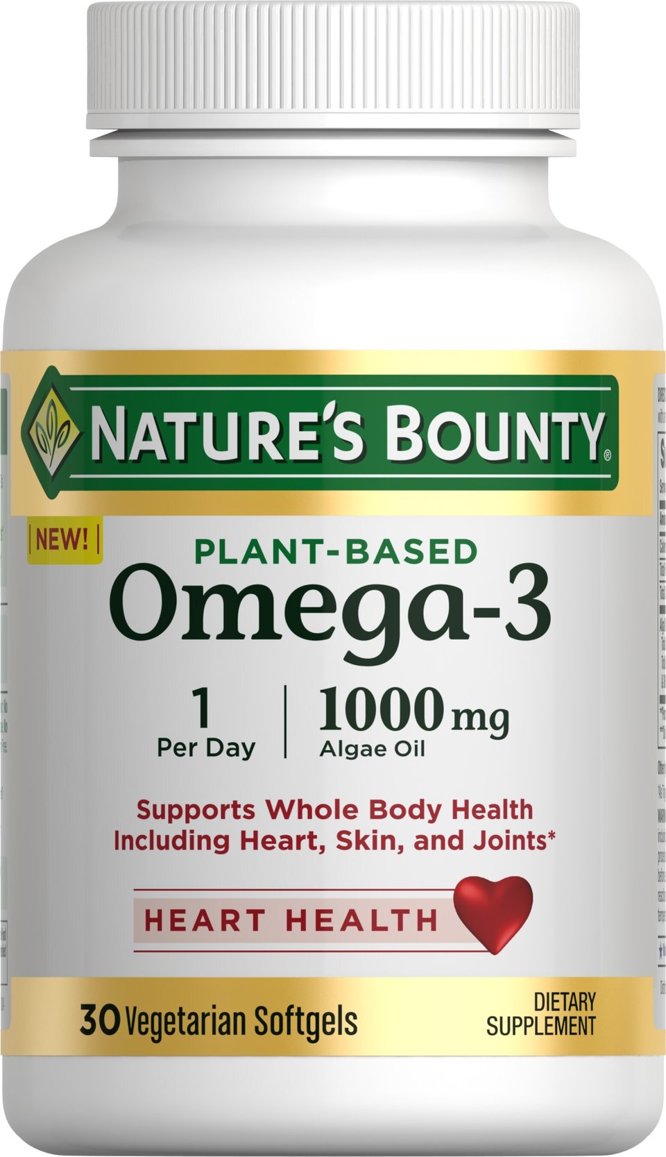 Nature’s Bounty Plant-Based Omega-3 Supplement Main Image