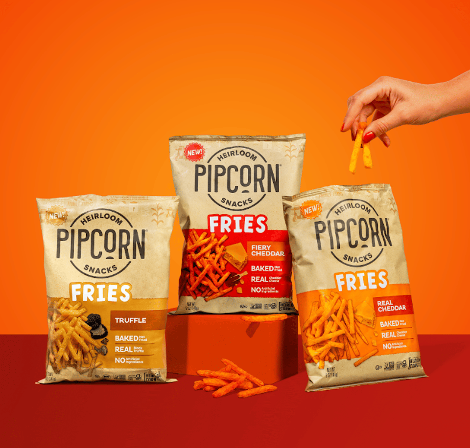 Pipcorn Heirloom Snacks Fries | Progressive Grocer